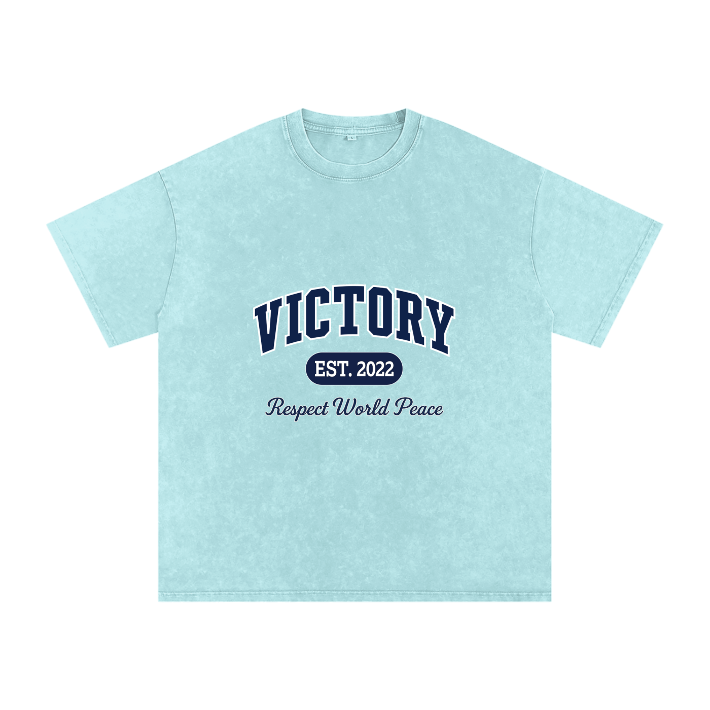 Respect World Peace™ Acid Wash Oversize T-Shirt