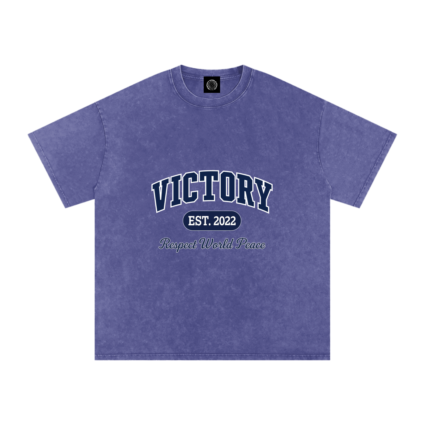 Respect World Peace™ Acid Wash Oversize T-Shirt