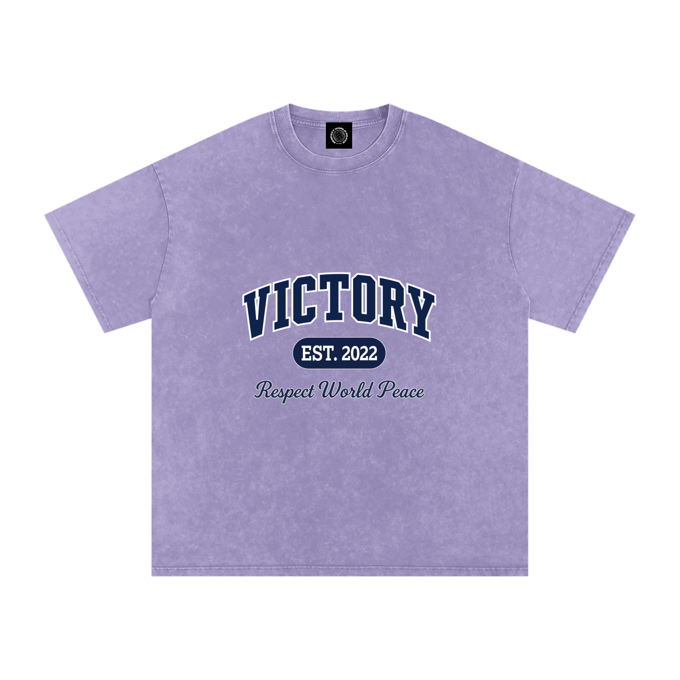 Respect World Peace™ Acid Wash Oversize T-Shirt