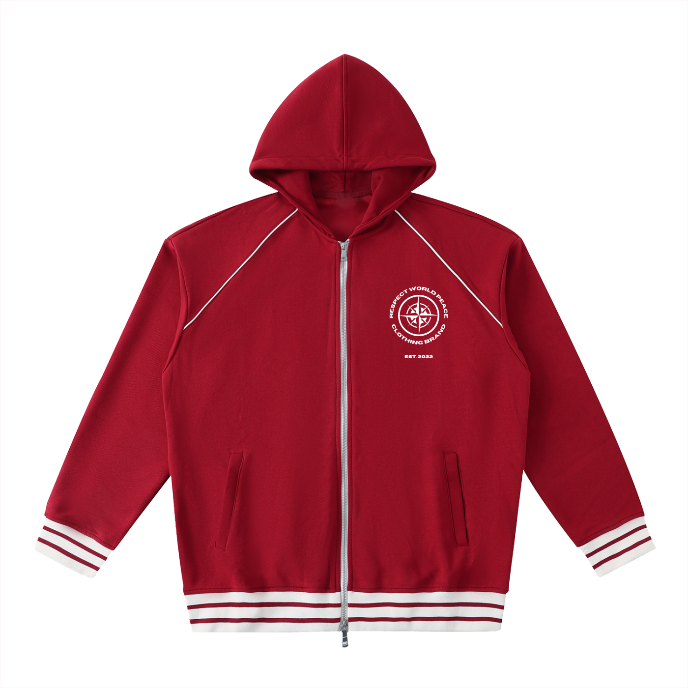 Respect World Peace™ Compass Zip-Up Jacket