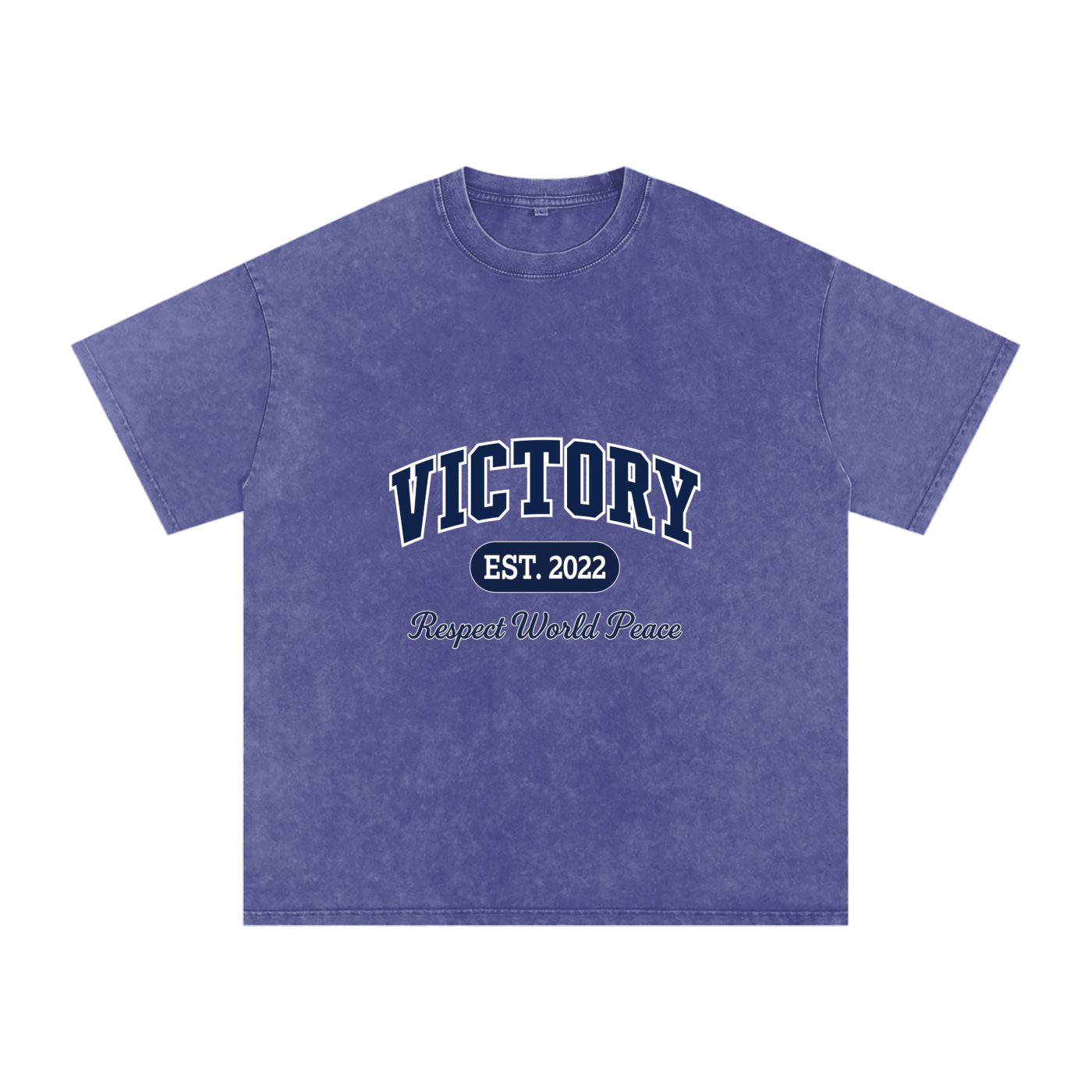 Respect World Peace™ Acid Wash Oversize T-Shirt