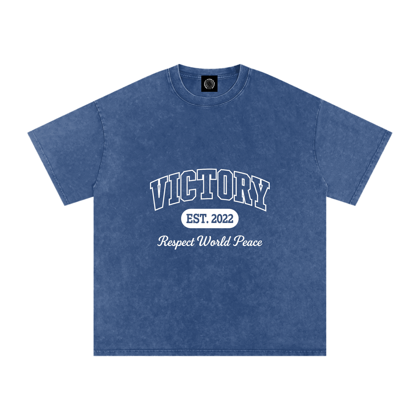 Respect World Peace™ Acid Wash Oversize T-Shirt