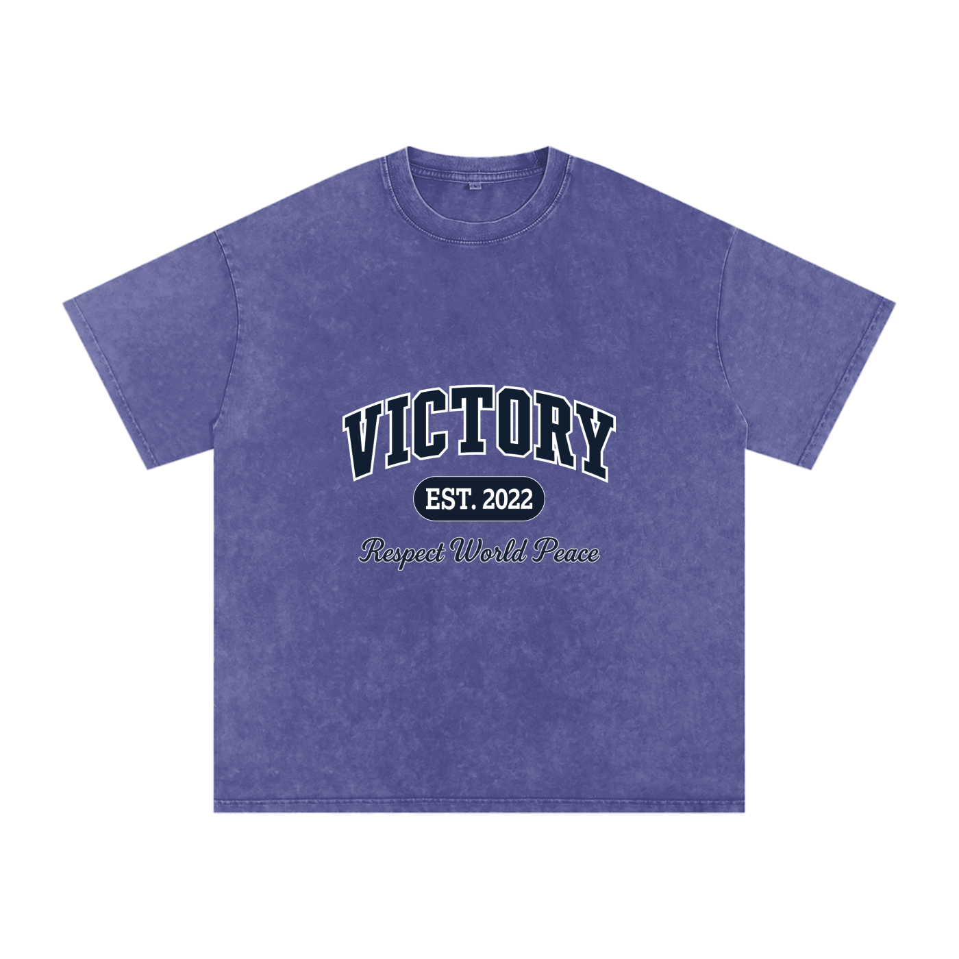 Respect World Peace™ Acid Wash Oversize T-Shirt