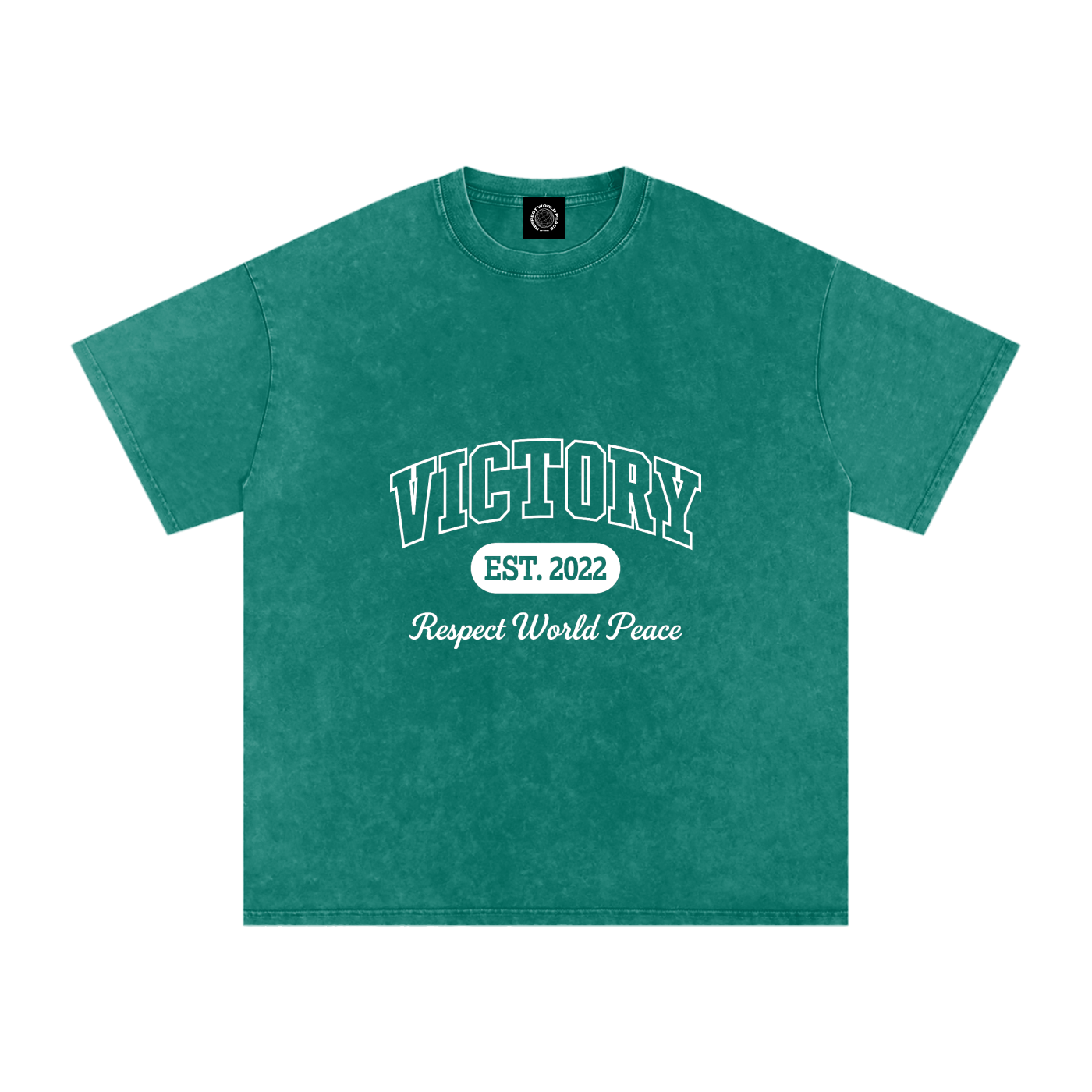 Respect World Peace™ Acid Wash Oversize T-Shirt