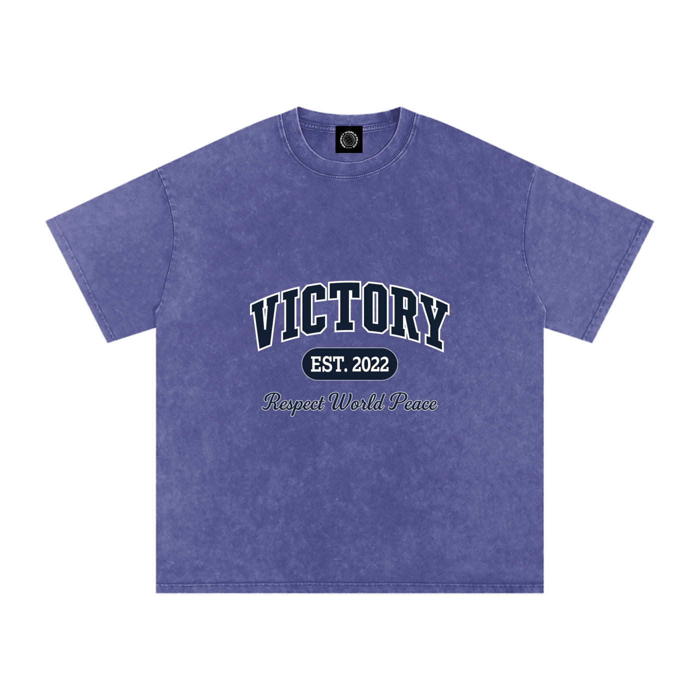 Respect World Peace™ Acid Wash Oversize T-Shirt