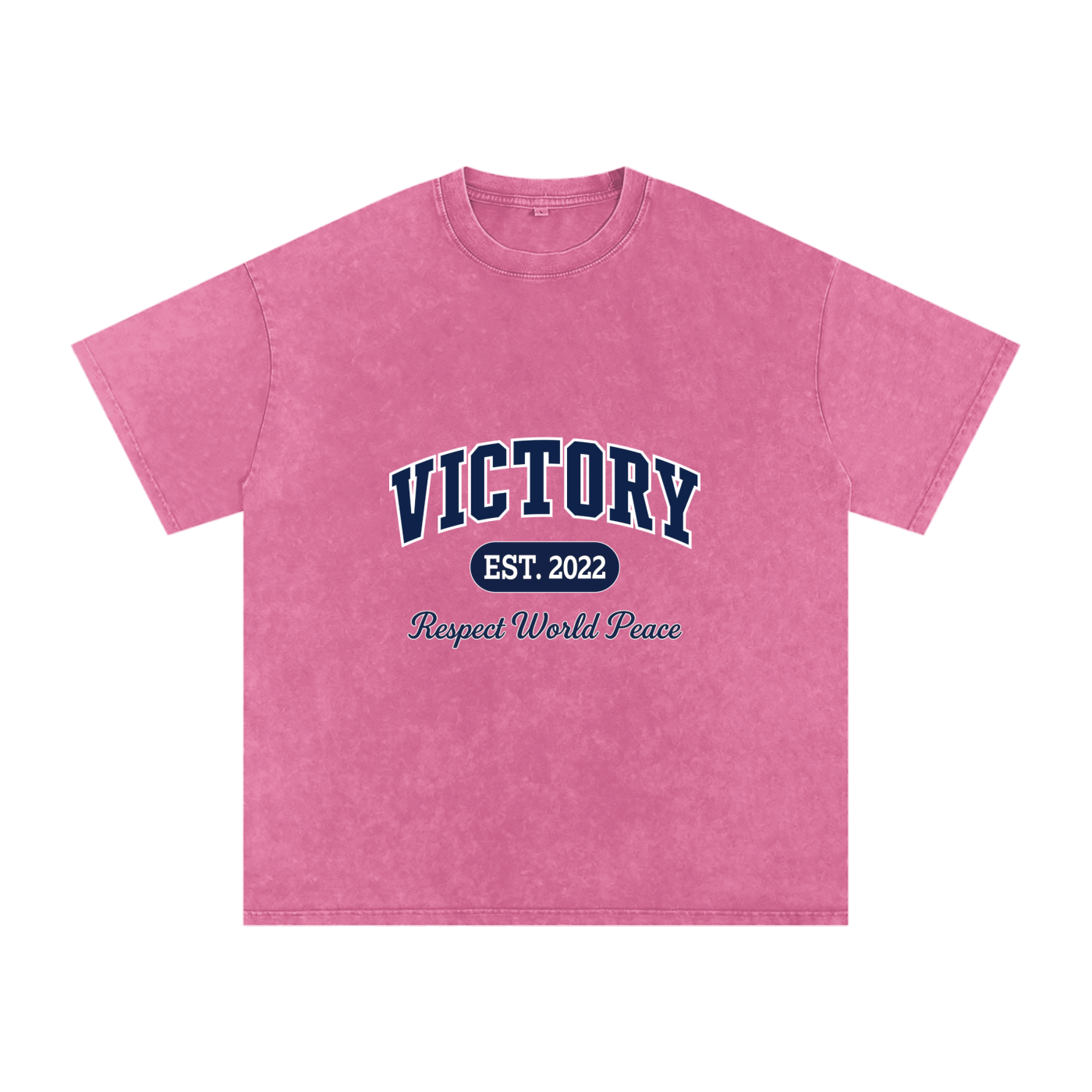Respect World Peace™ Acid Wash Oversize T-Shirt