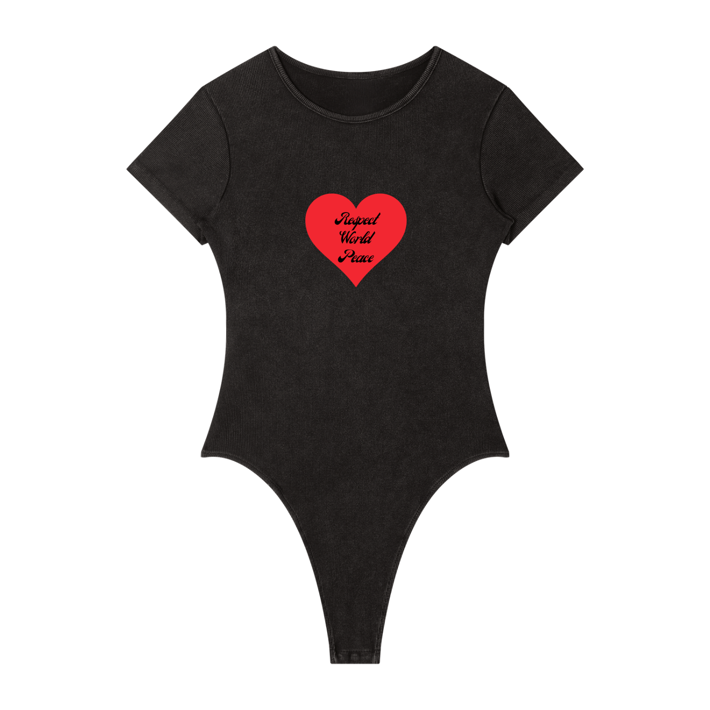 Respect World Peace™ Women's Crewneck Bodysuit