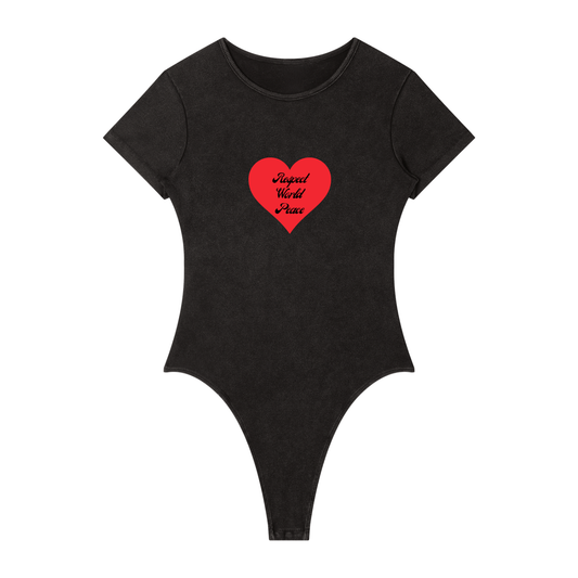 Respect World Peace™ Women's Crewneck Bodysuit
