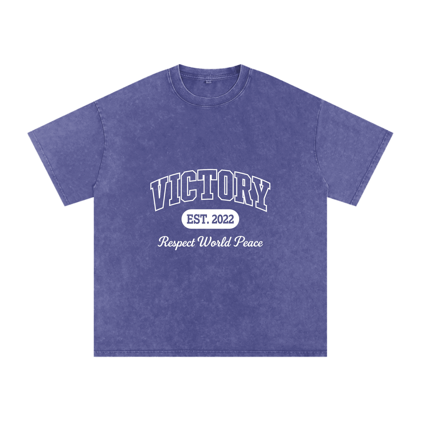 Respect World Peace™ Acid Wash Oversize T-Shirt