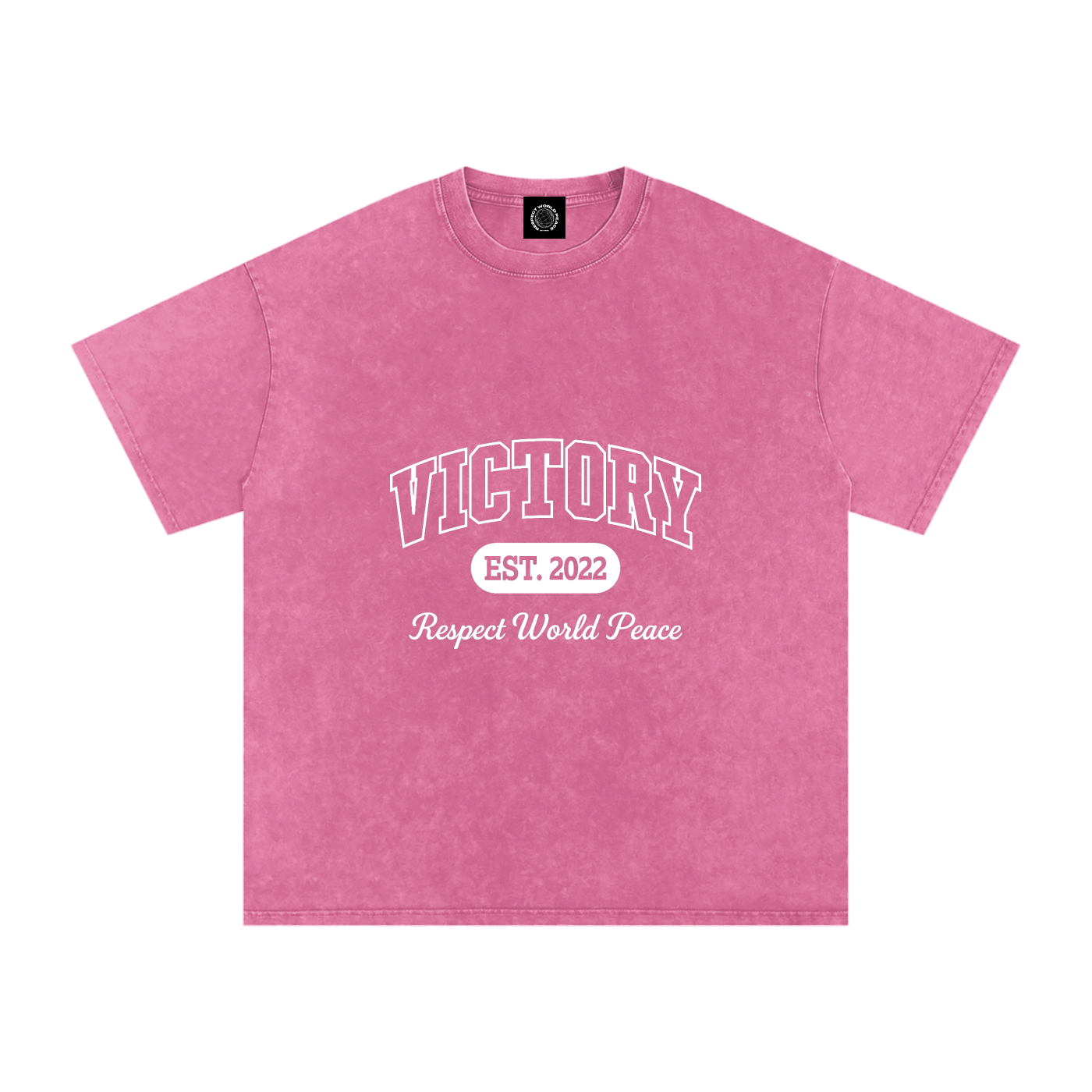 Respect World Peace™ Acid Wash Oversize T-Shirt