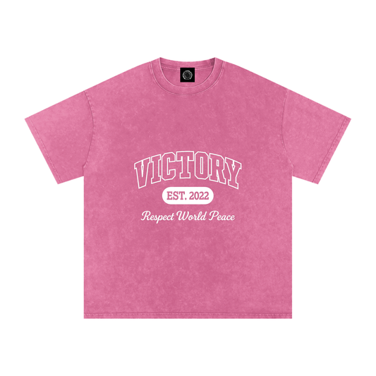Respect World Peace™ Acid Wash Oversize T-Shirt