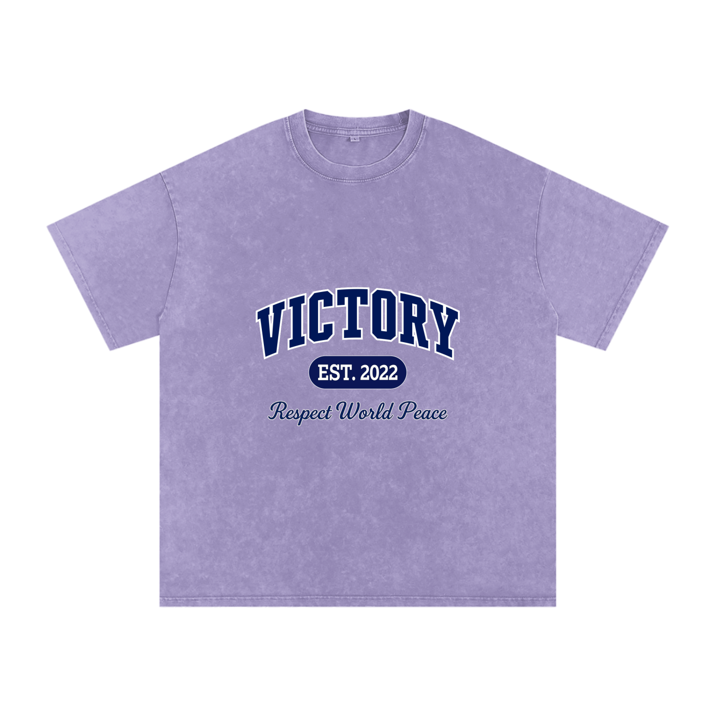Respect World Peace™ Acid Wash Oversize T-Shirt