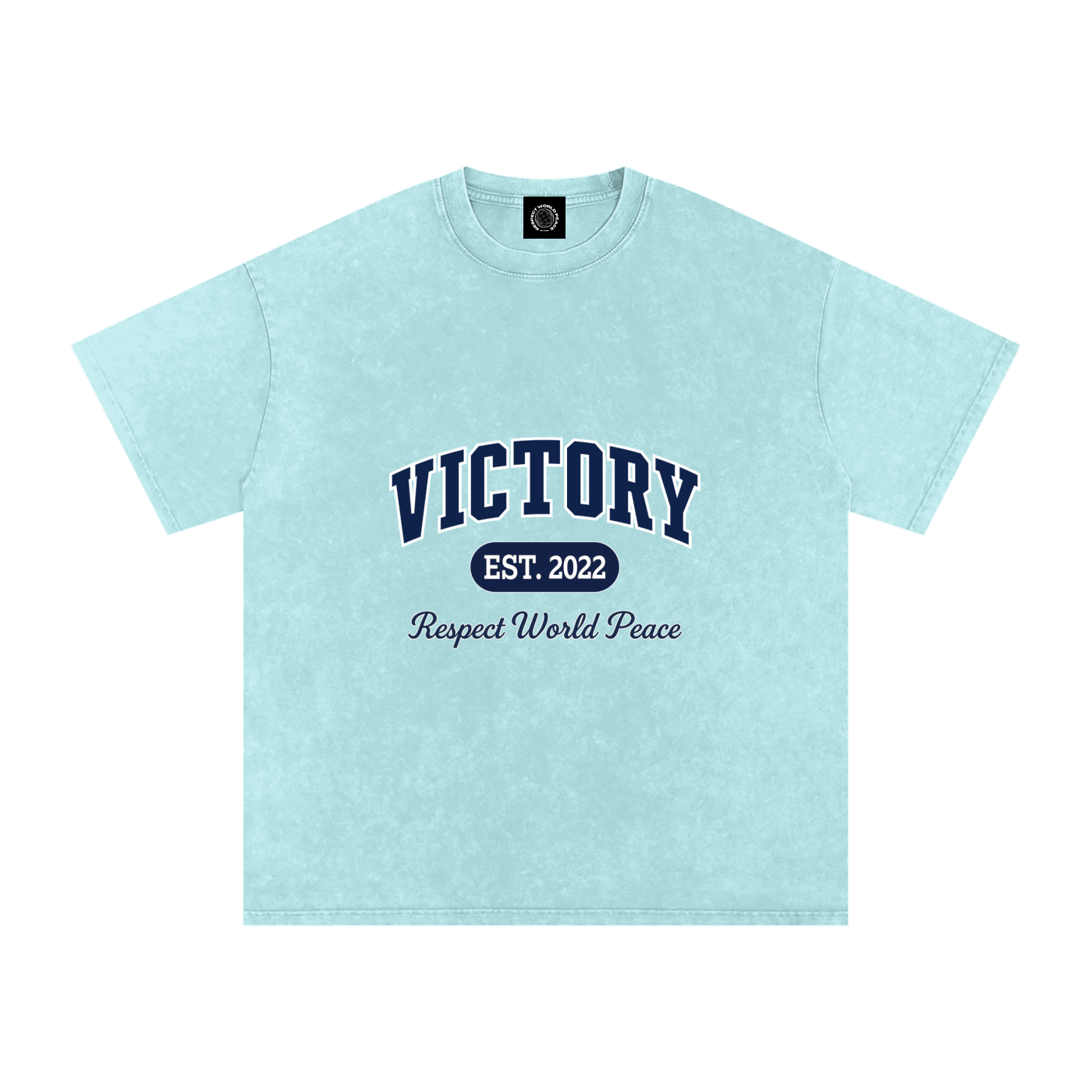 Respect World Peace™ Acid Wash Oversize T-Shirt