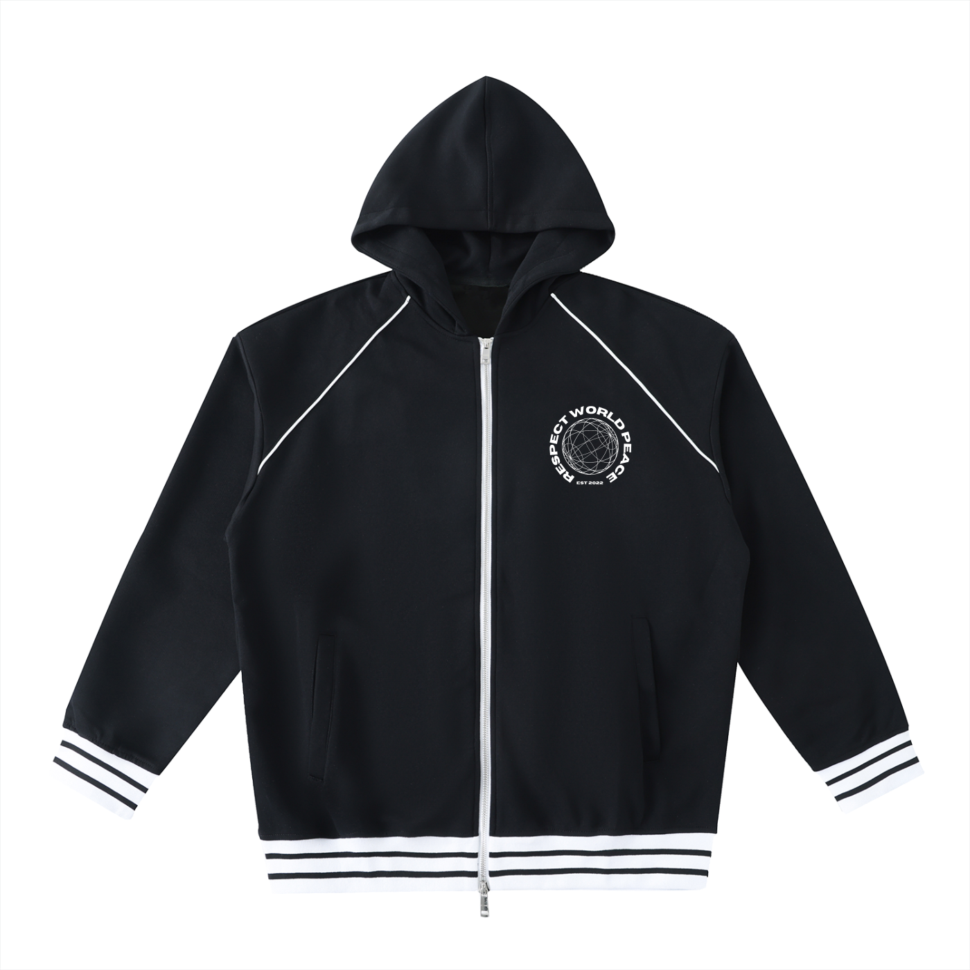 Respect World Peace™ Compass Zip-Up Jacket