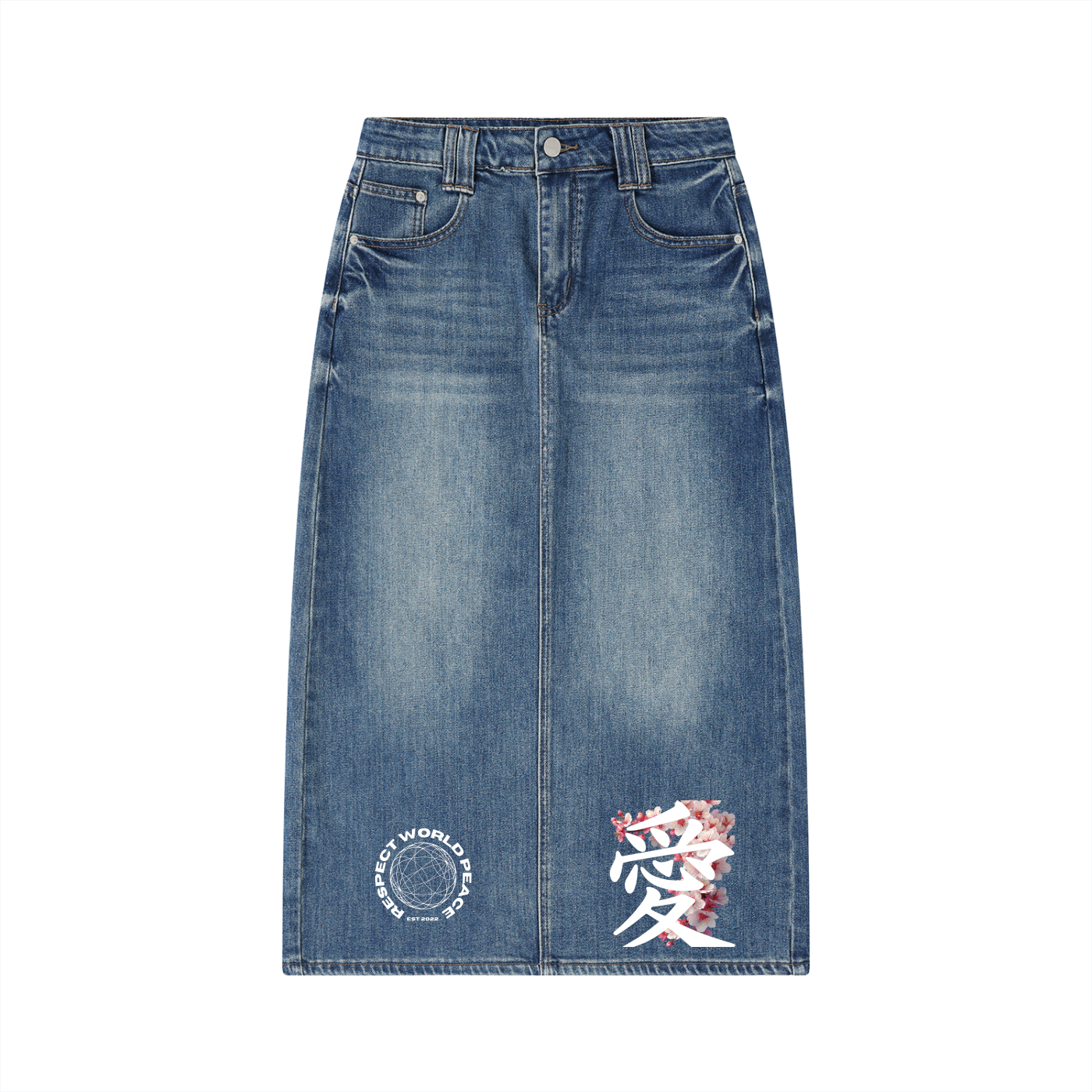 Respect World Peace™ Women’s Denim Skirt