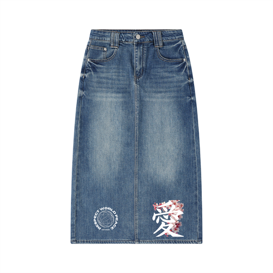 Respect World Peace™ Women’s Denim Skirt