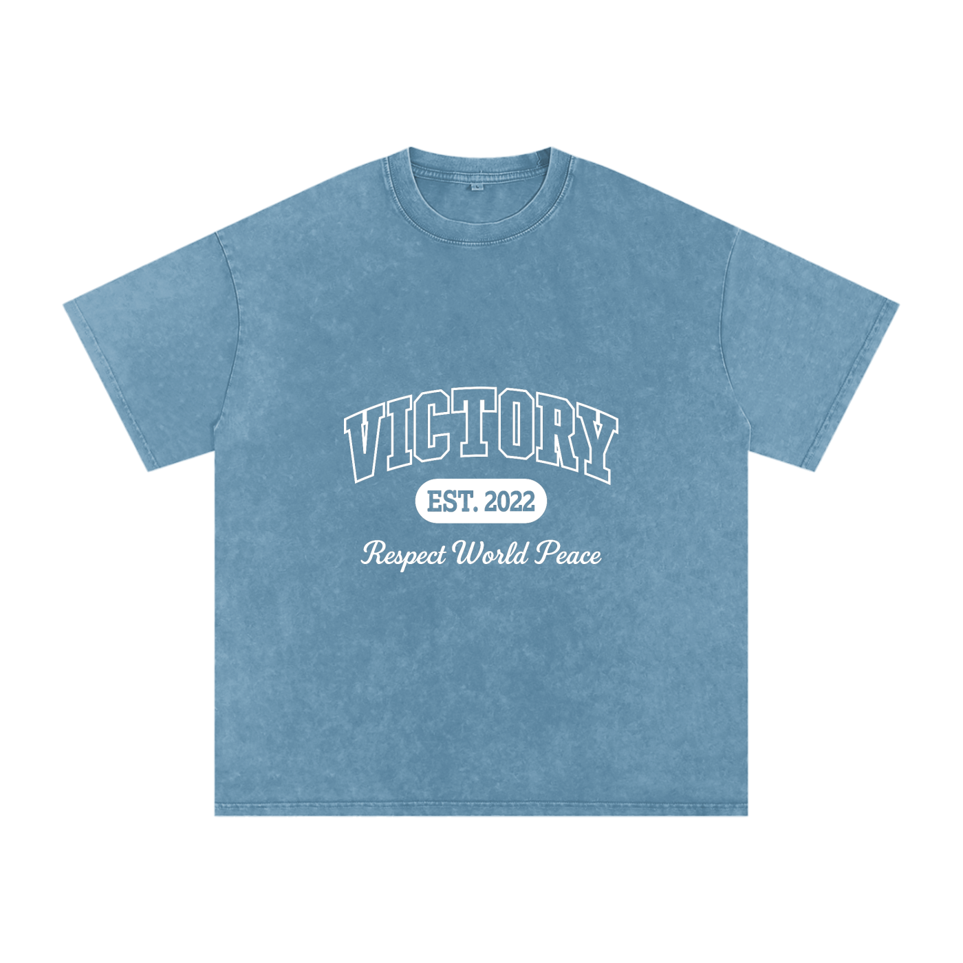 Respect World Peace™ Acid Wash Oversize T-Shirt