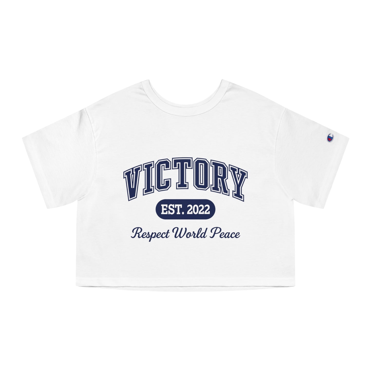 Respect World Peace™ Champion Women's Cropped T-Shirt