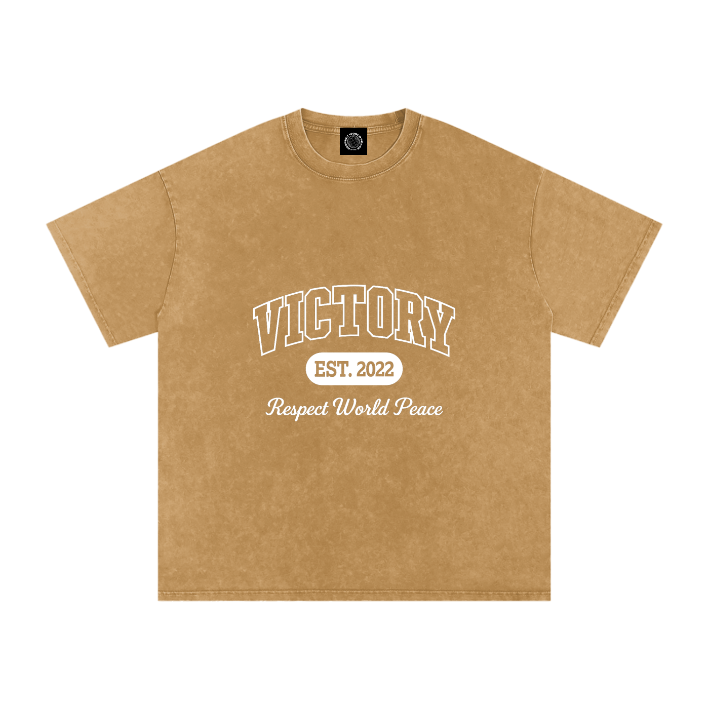 Respect World Peace™ Acid Wash Oversize T-Shirt