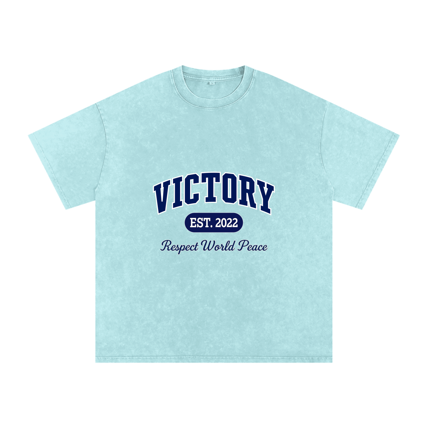 Respect World Peace™ Acid Wash Oversize T-Shirt