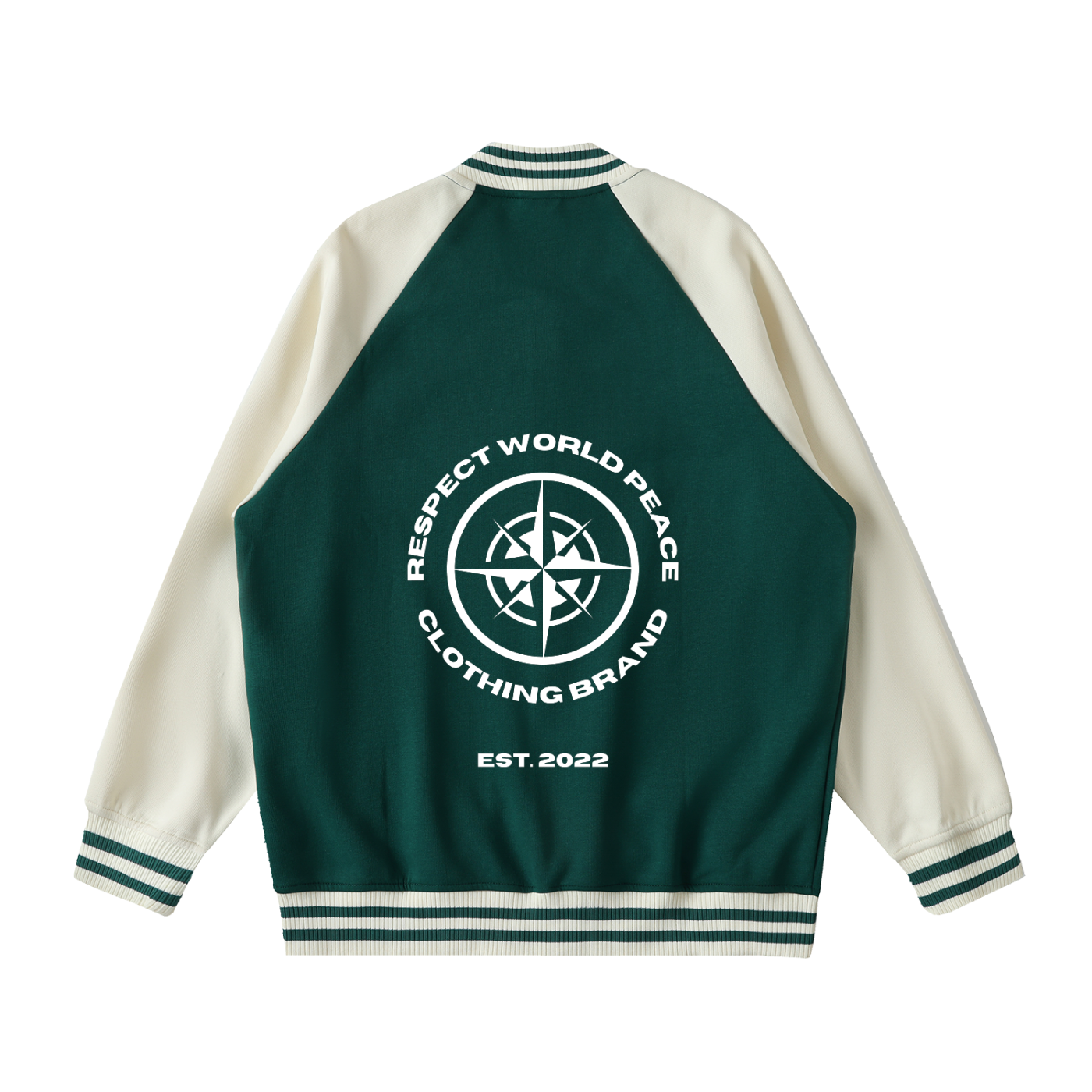 Respect World Peace™ Compass Varsity Jacket