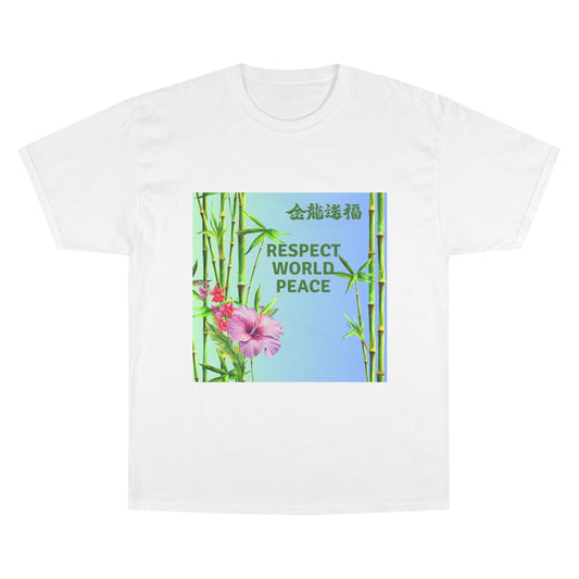 Respect World Peace™ Bamboo & Flowers T-Shirt