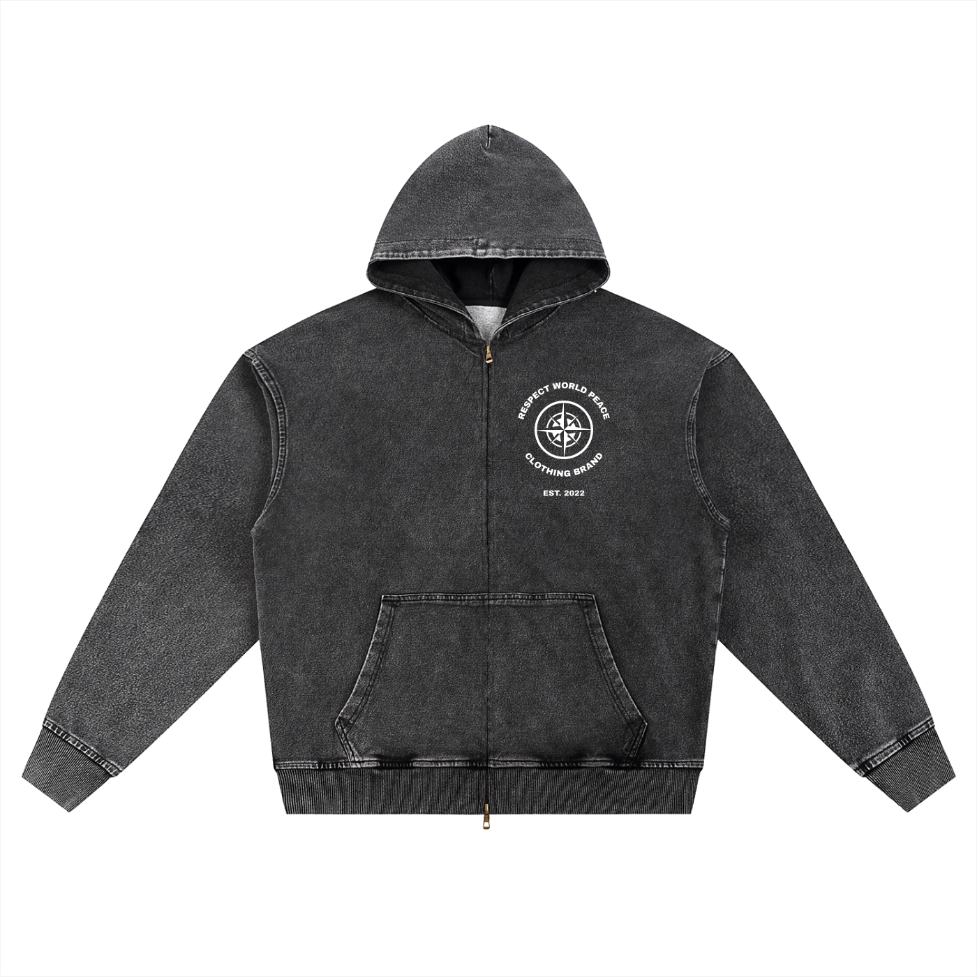 Respect World Peace™ Zip-Up Hoodie
