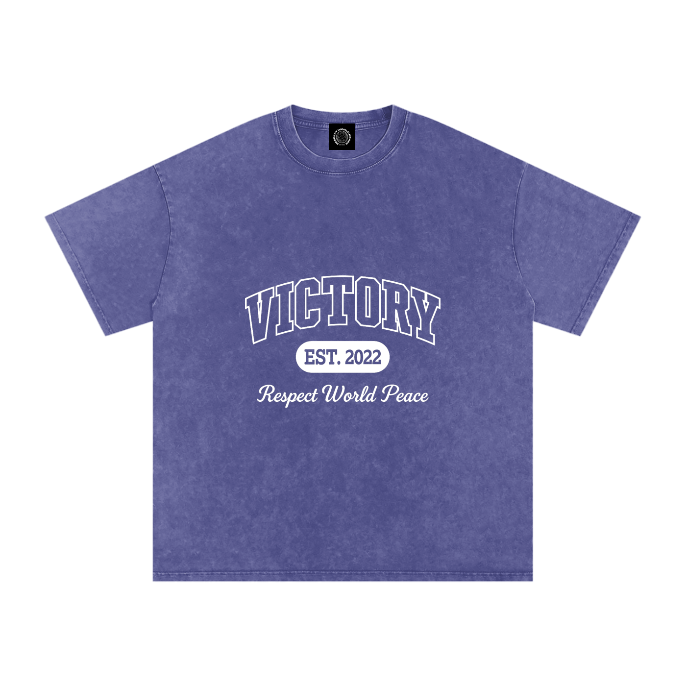 Respect World Peace™ Acid Wash Oversize T-Shirt