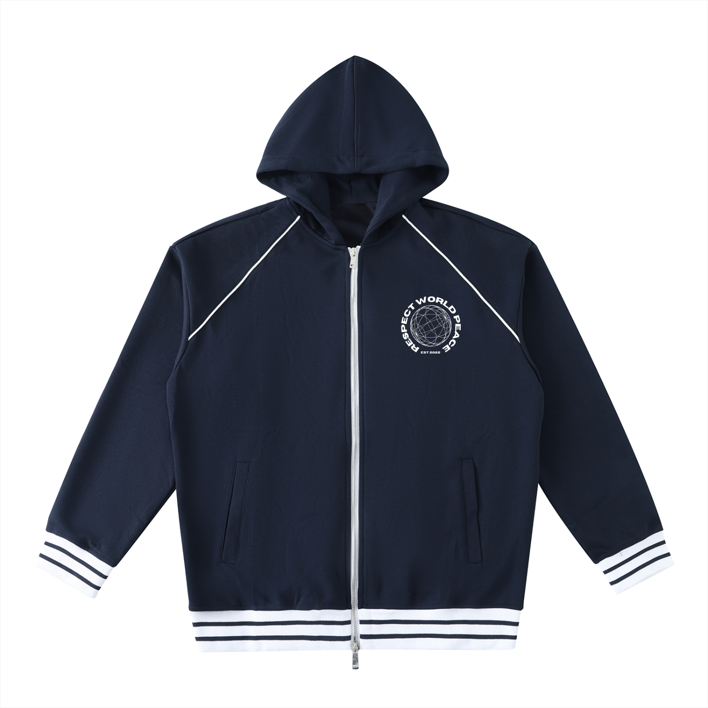 Respect World Peace™ Compass Zip-Up Jacket