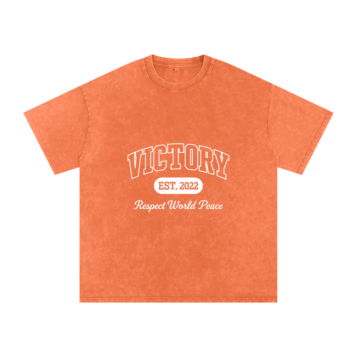 Respect World Peace™ Acid Wash Oversize T-Shirt
