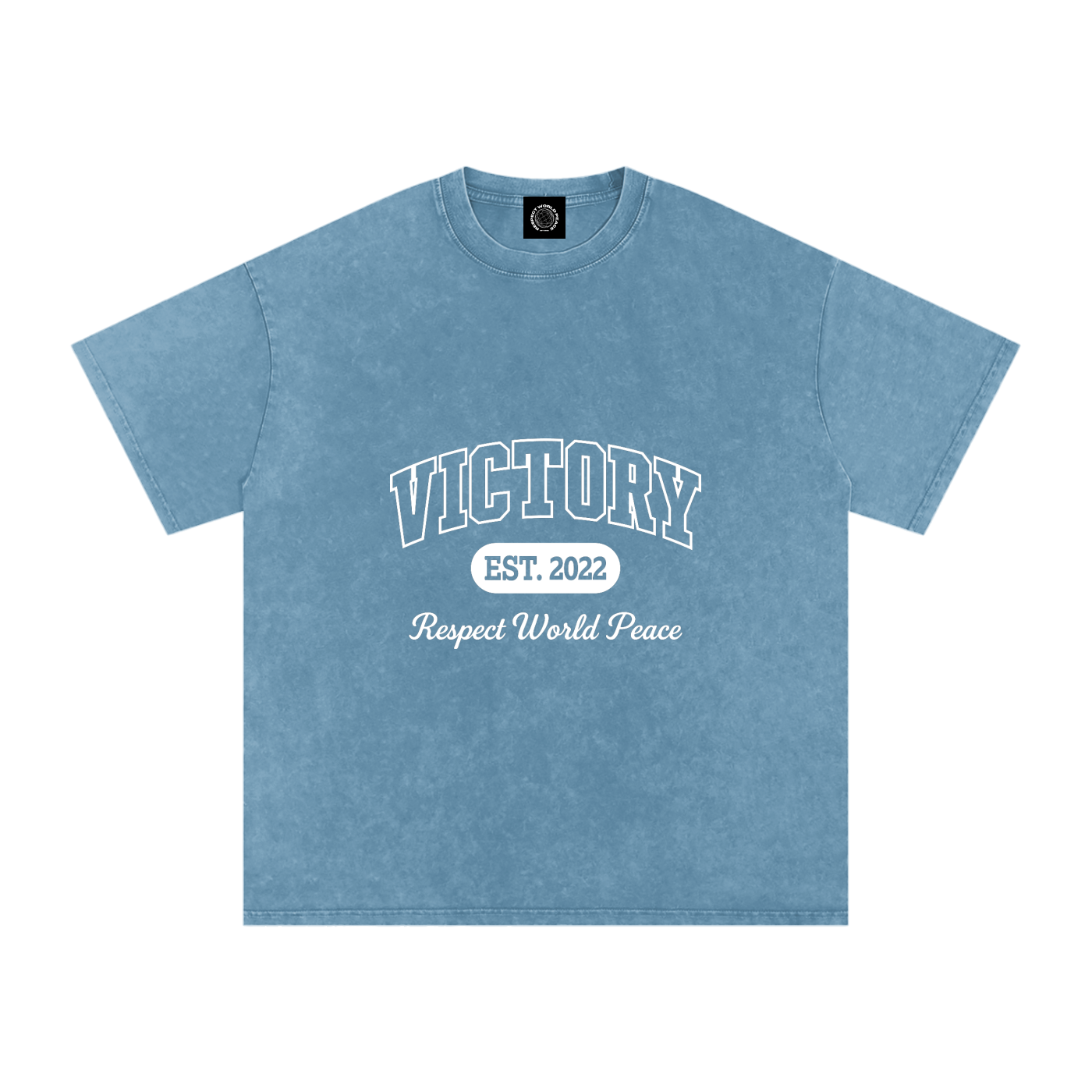 Respect World Peace™ Acid Wash Oversize T-Shirt