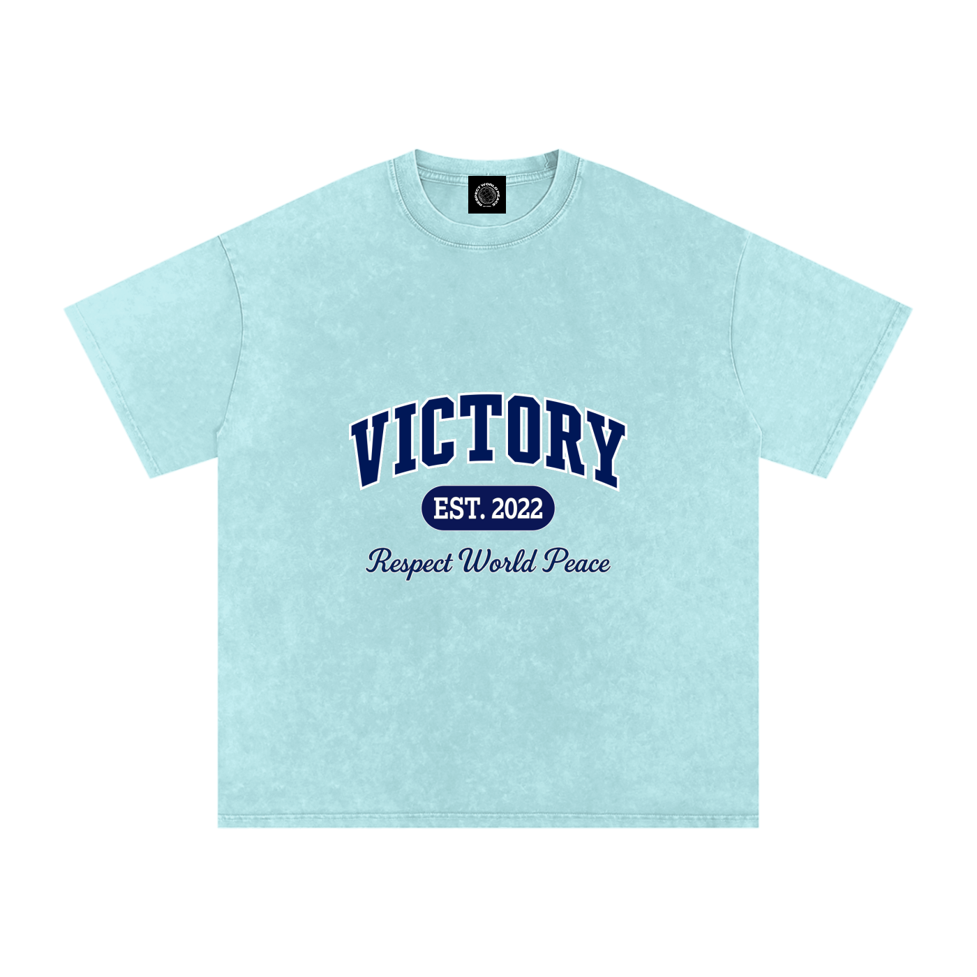 Respect World Peace™ Acid Wash Oversize T-Shirt