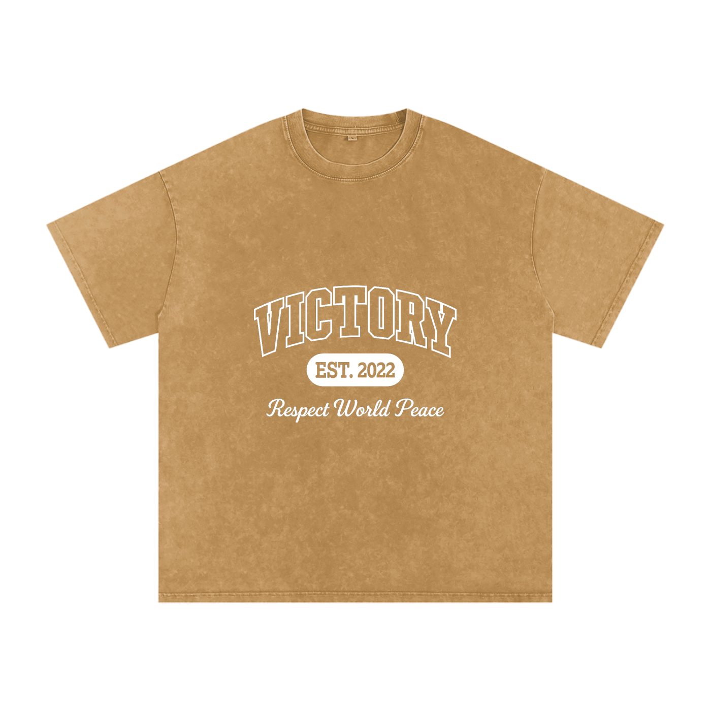 Respect World Peace™ Acid Wash Oversize T-Shirt