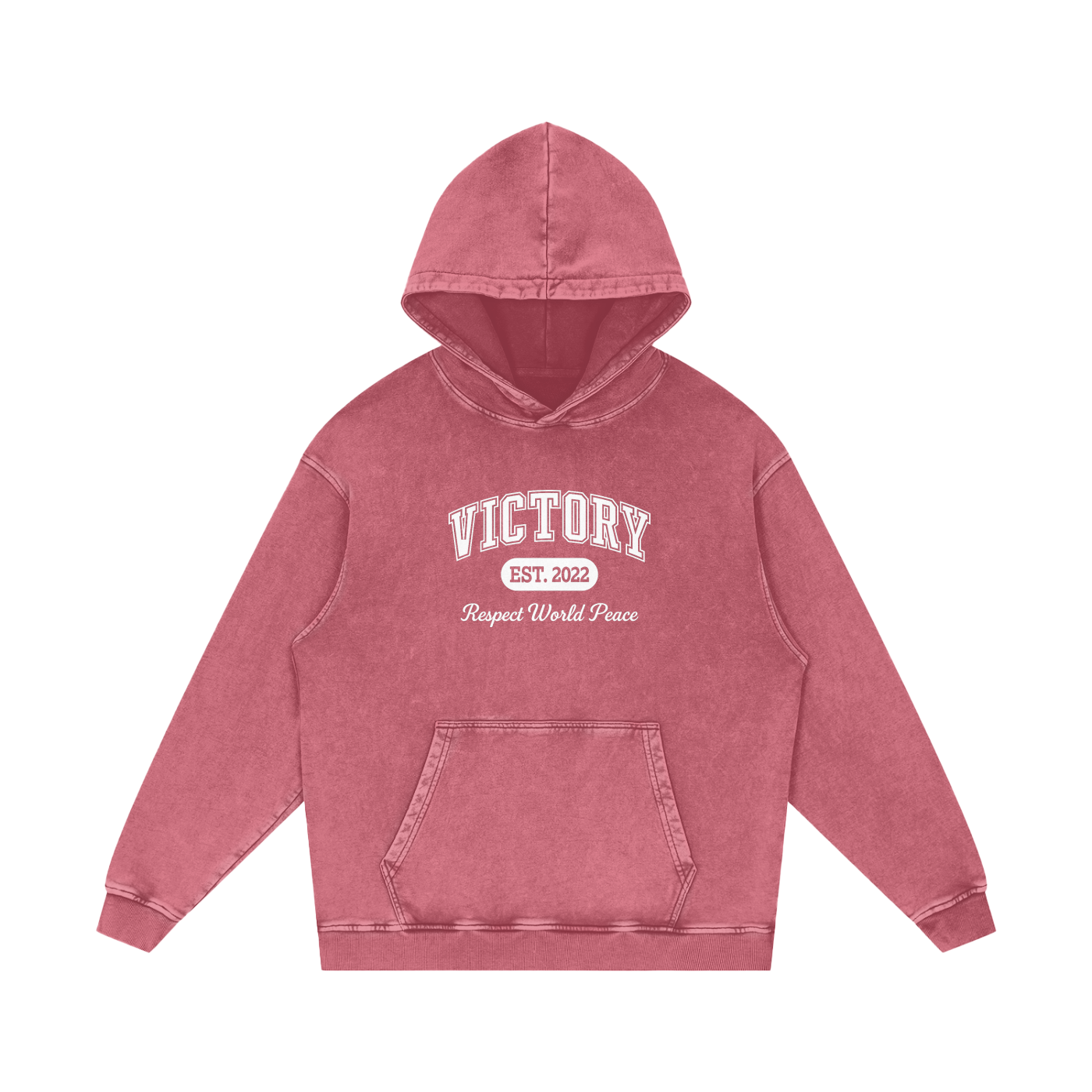 Respect World Peace™ Acid Wash Oversize Hoodie