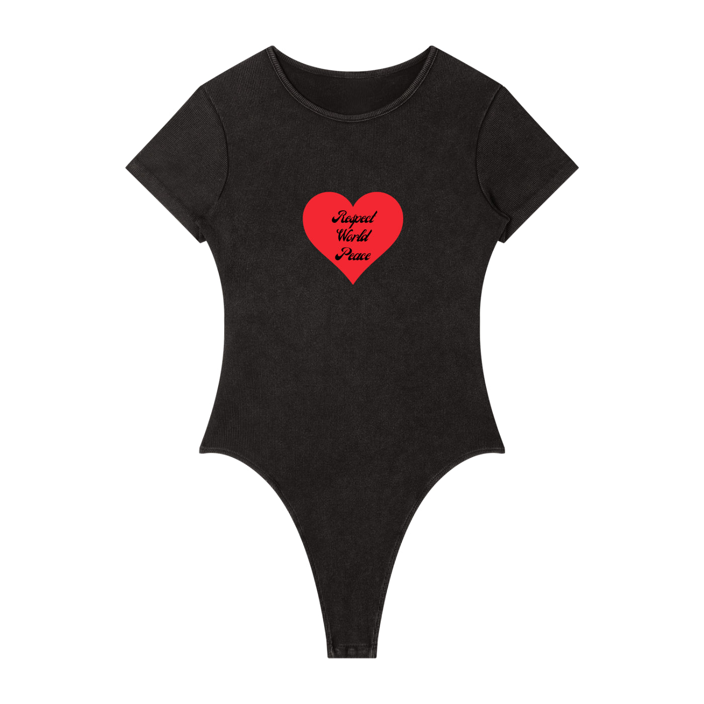 Respect World Peace™ Women's Crewneck Bodysuit
