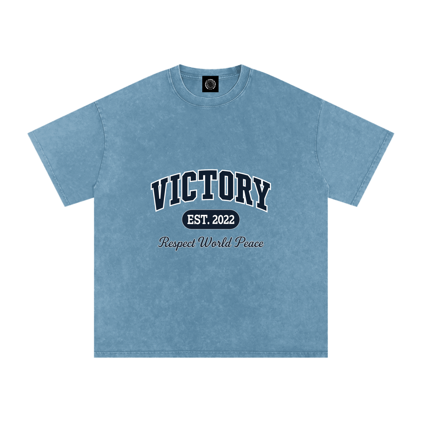 Respect World Peace™ Acid Wash Oversize T-Shirt