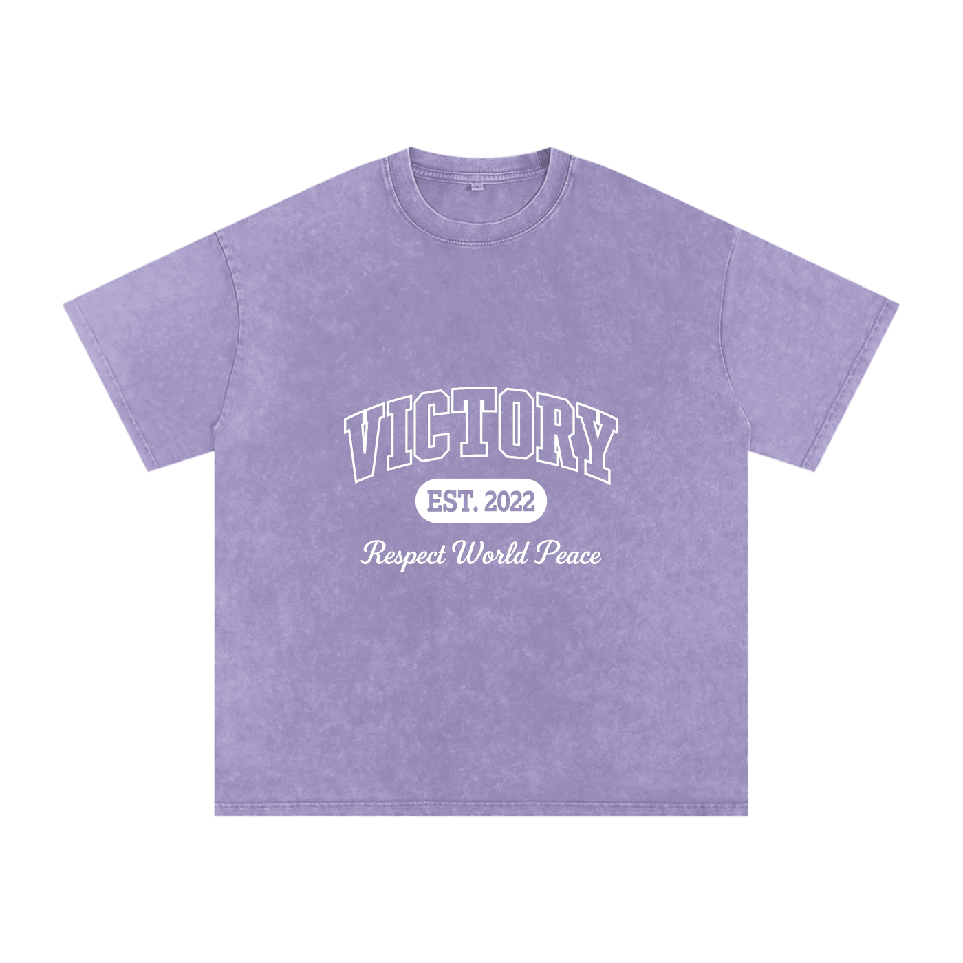 Respect World Peace™ Acid Wash Oversize T-Shirt