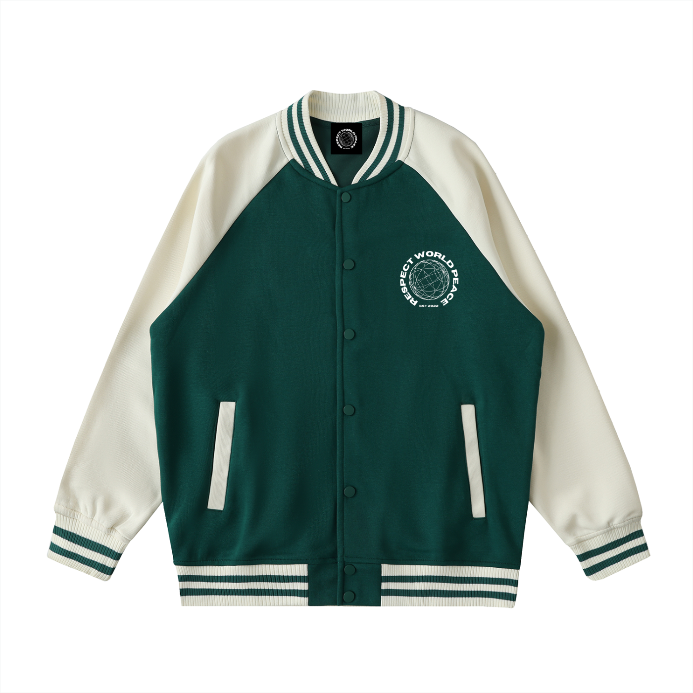 Respect World Peace™ Compass Varsity Jacket