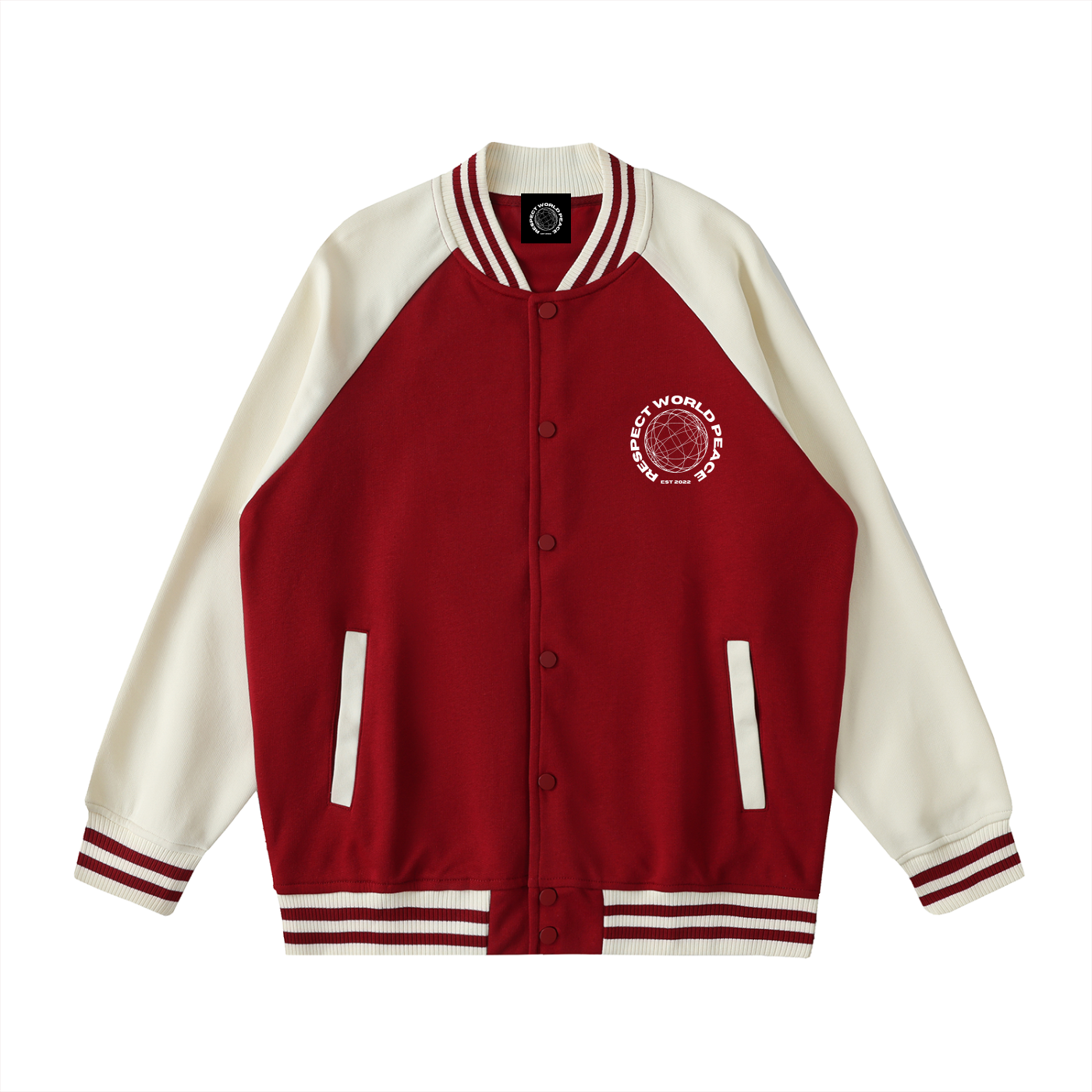 Respect World Peace™ Compass Varsity Jacket
