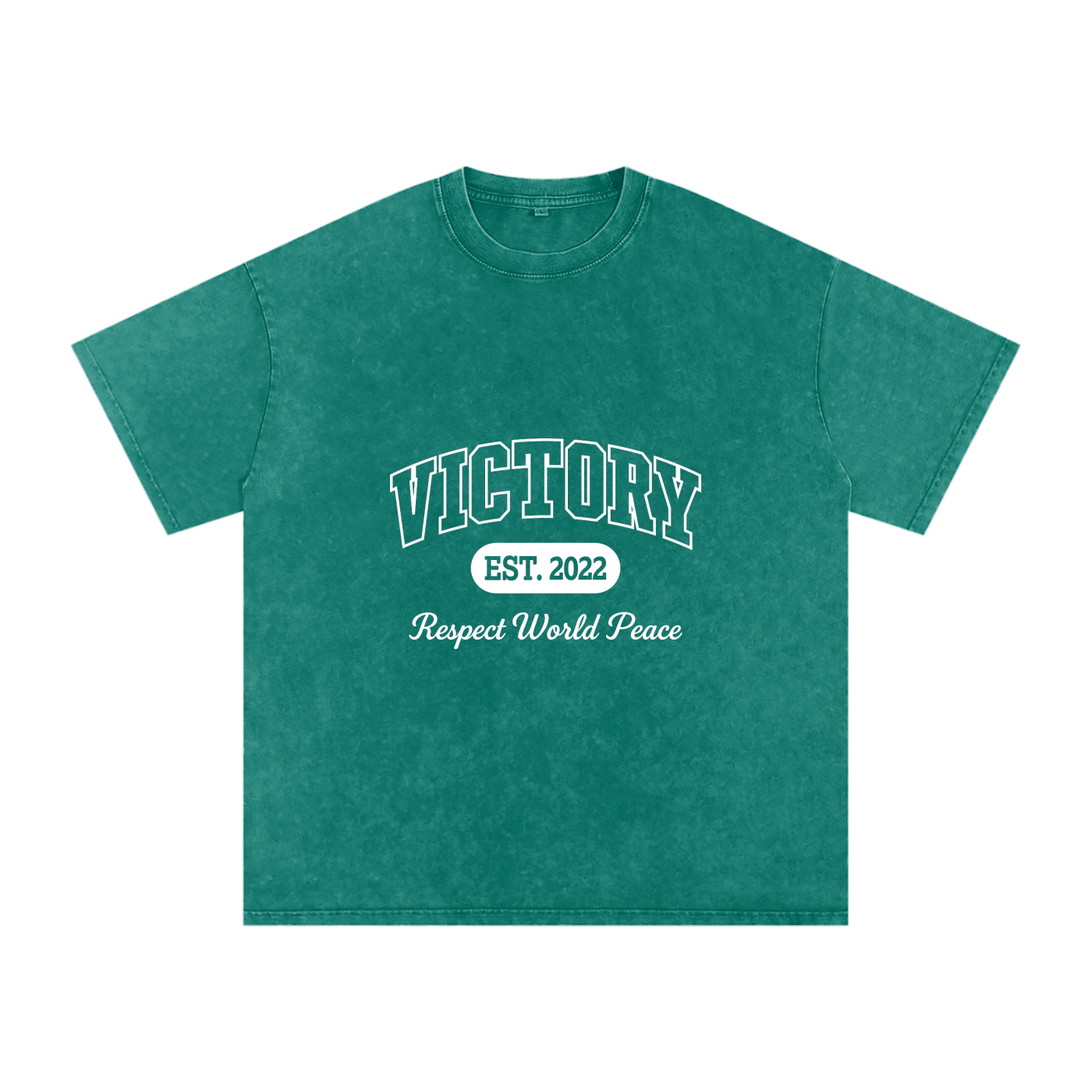 Respect World Peace™ Acid Wash Oversize T-Shirt