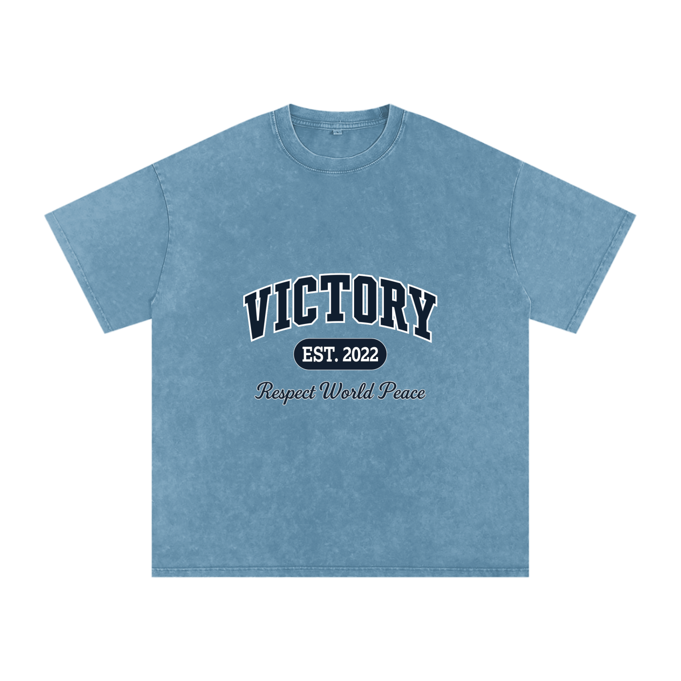 Respect World Peace™ Acid Wash Oversize T-Shirt