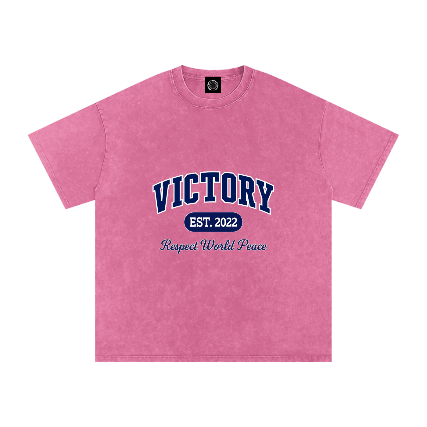 Respect World Peace™ Acid Wash Oversize T-Shirt