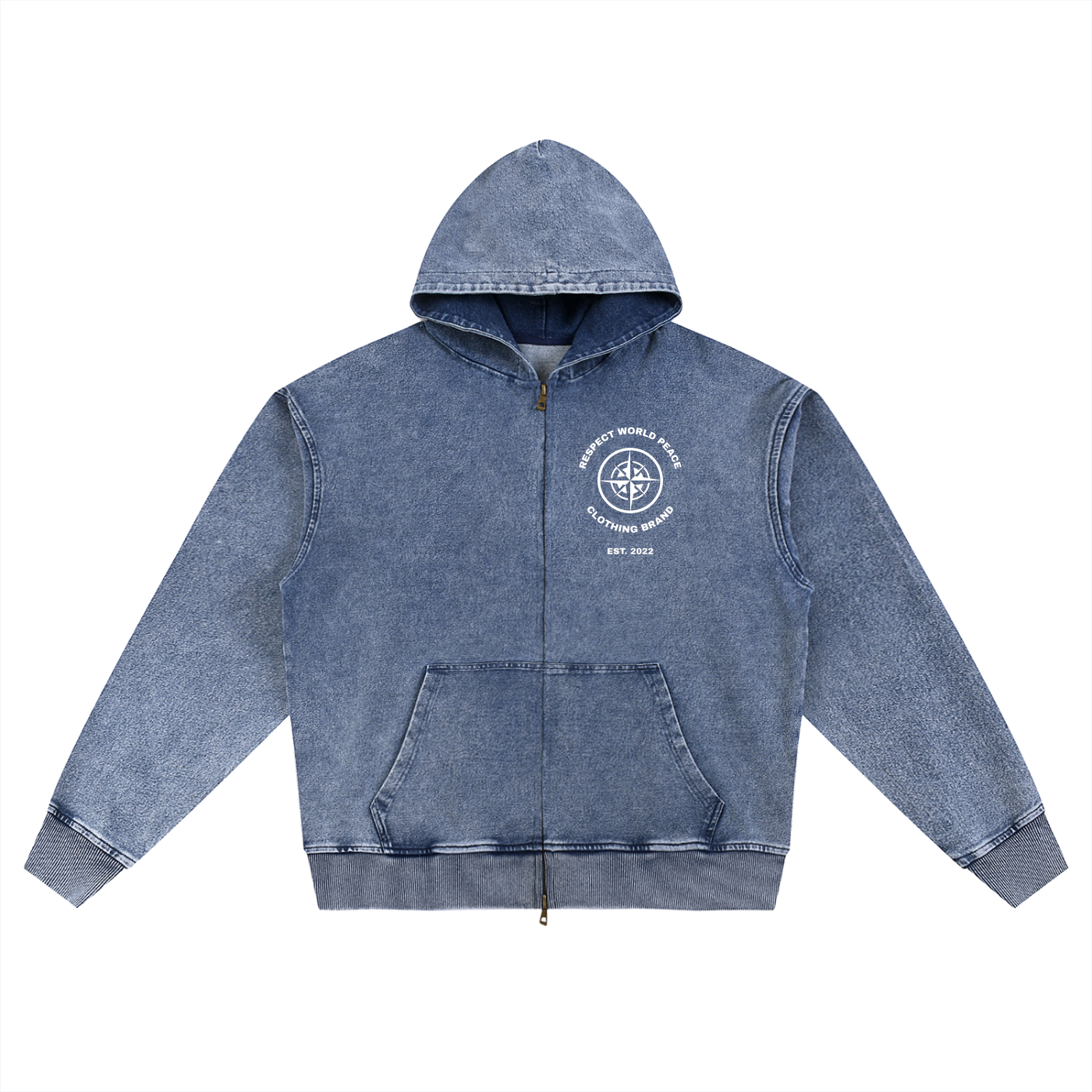 Respect World Peace™ Zip-Up Hoodie