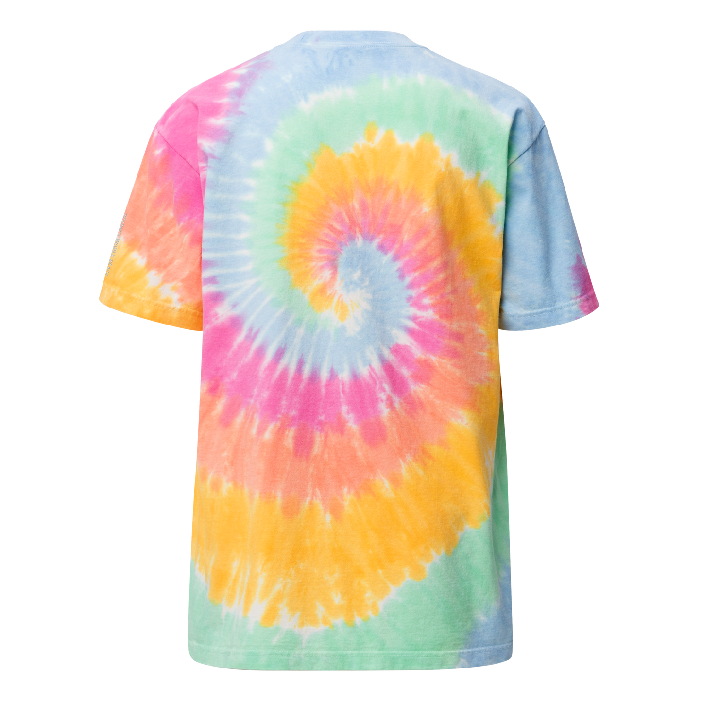 Respect World Peace™ Oversized tie-dye t-shirt