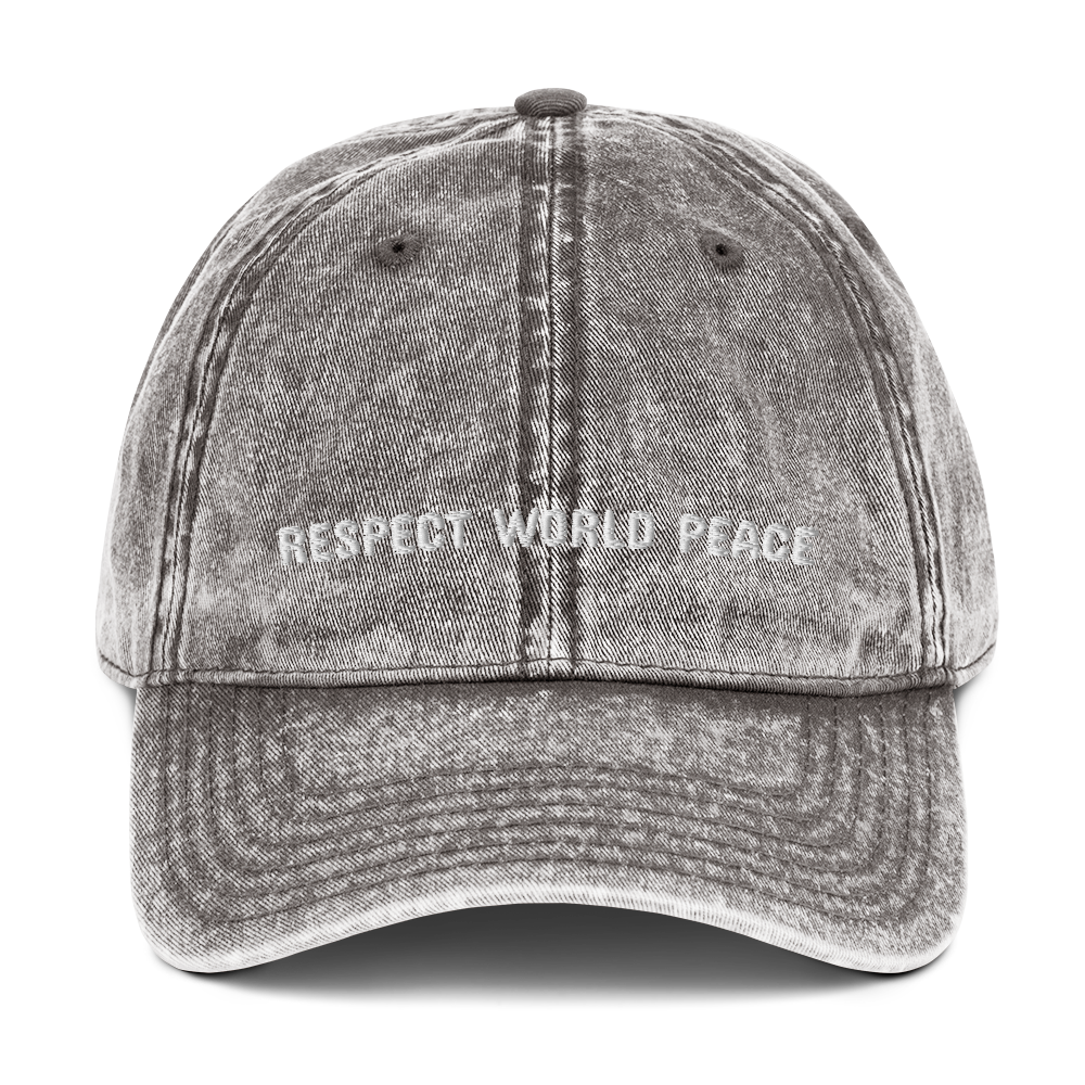 Respect World Peace™ Cotton Twill Cap