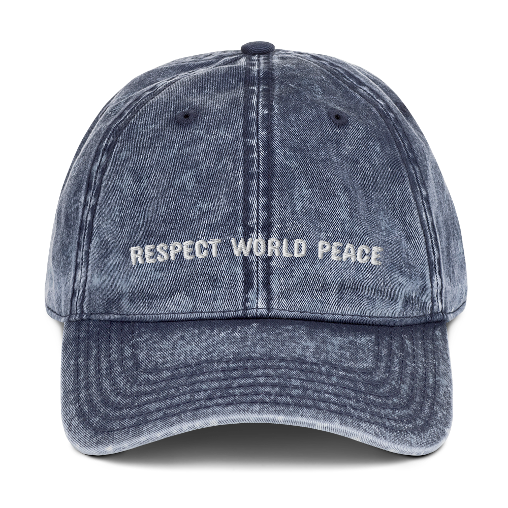Respect World Peace™ Cotton Twill Cap