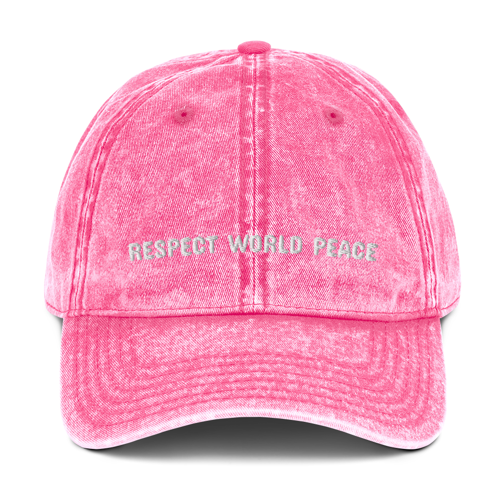 Respect World Peace™ Cotton Twill Cap